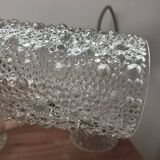 Set of two bubble glass pendant lights