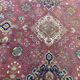 Persian rug in burgundy knotted wool 200x300