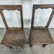 Paire de chaises Lorraine en chêne