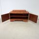 Vintage Art Deco-style walnut cabinet