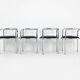 4 “Locus Solus” Chairs by Gae Aulenti for Poltronova, 1960s