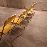 6 vintage opera folding chairs