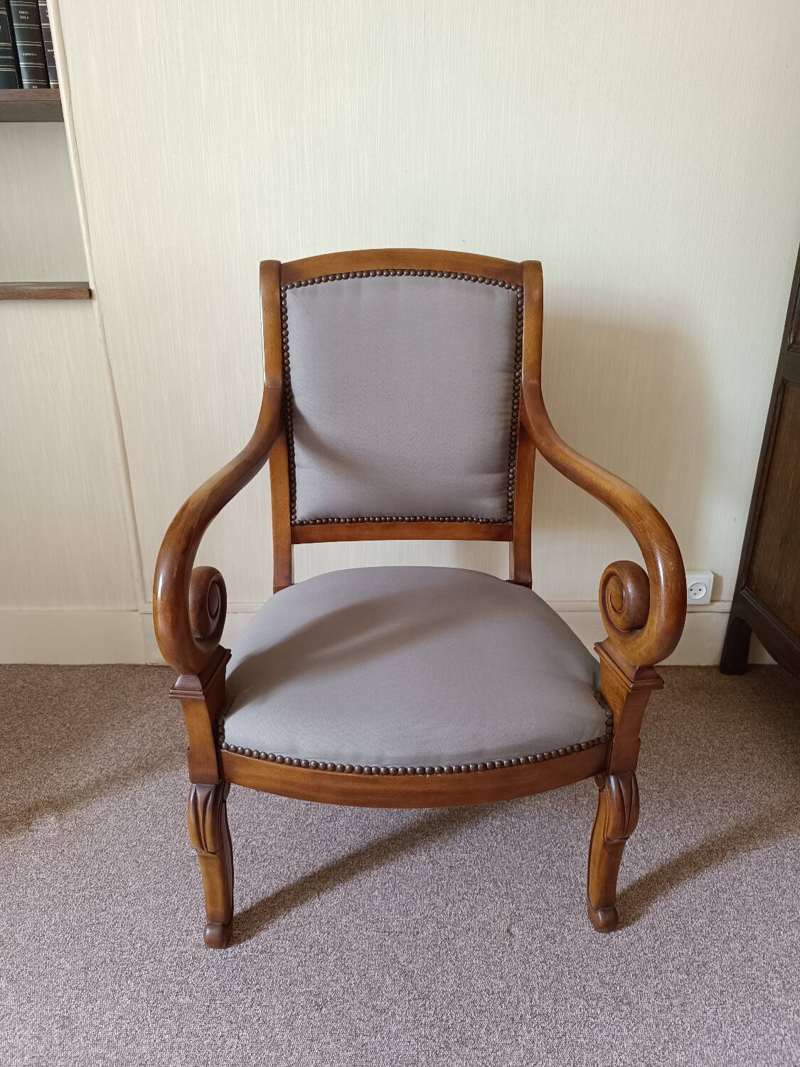 Empire style armchair