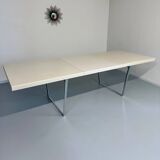 Dining/meeting table in laminated wood designed by antonio citterio vitra