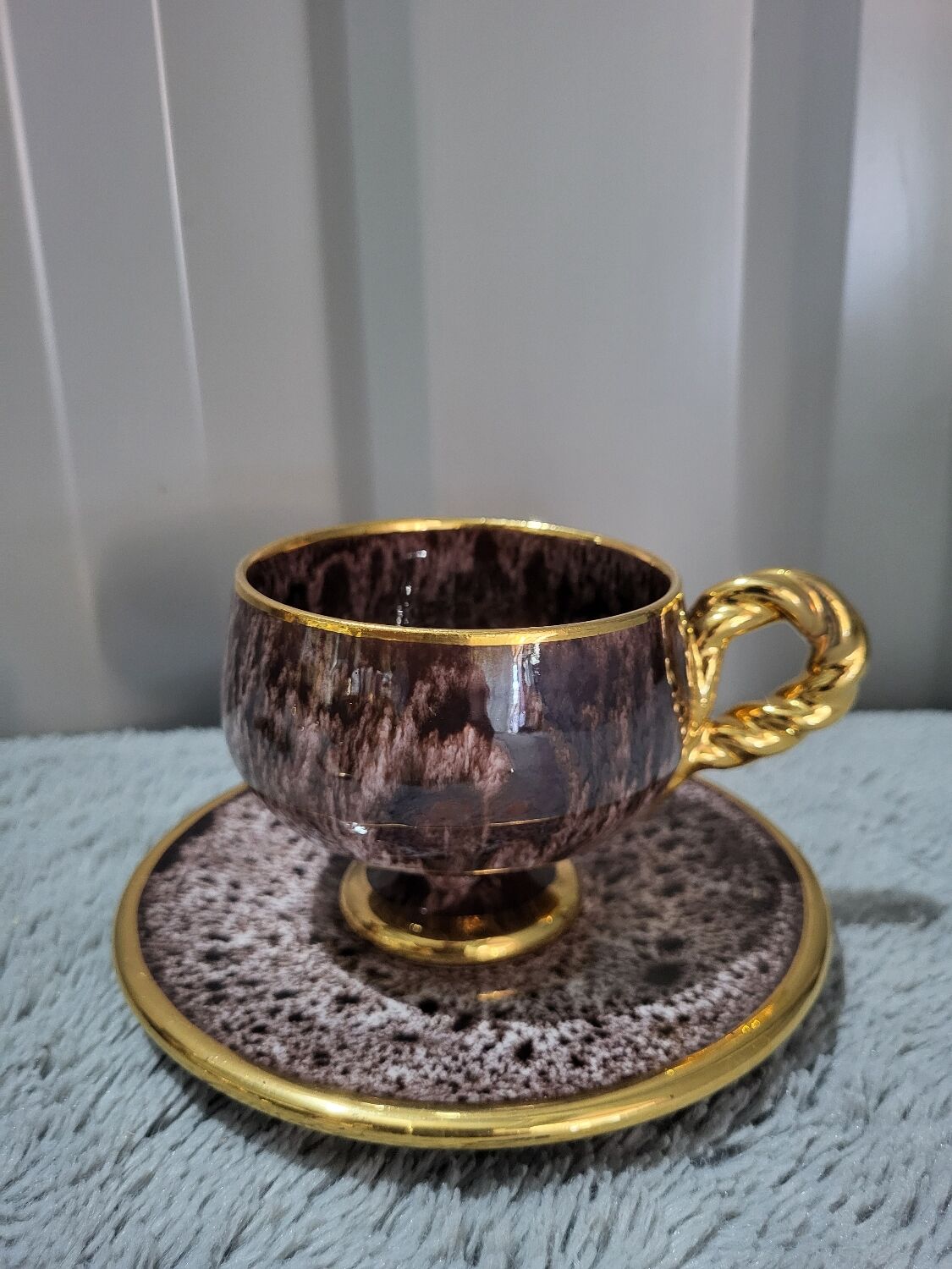 Complete coffee and tea set by Marius Gugie Vallauris Vintage