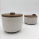 KERAMOS Sèvres - Two covered ceramic pots 1950s