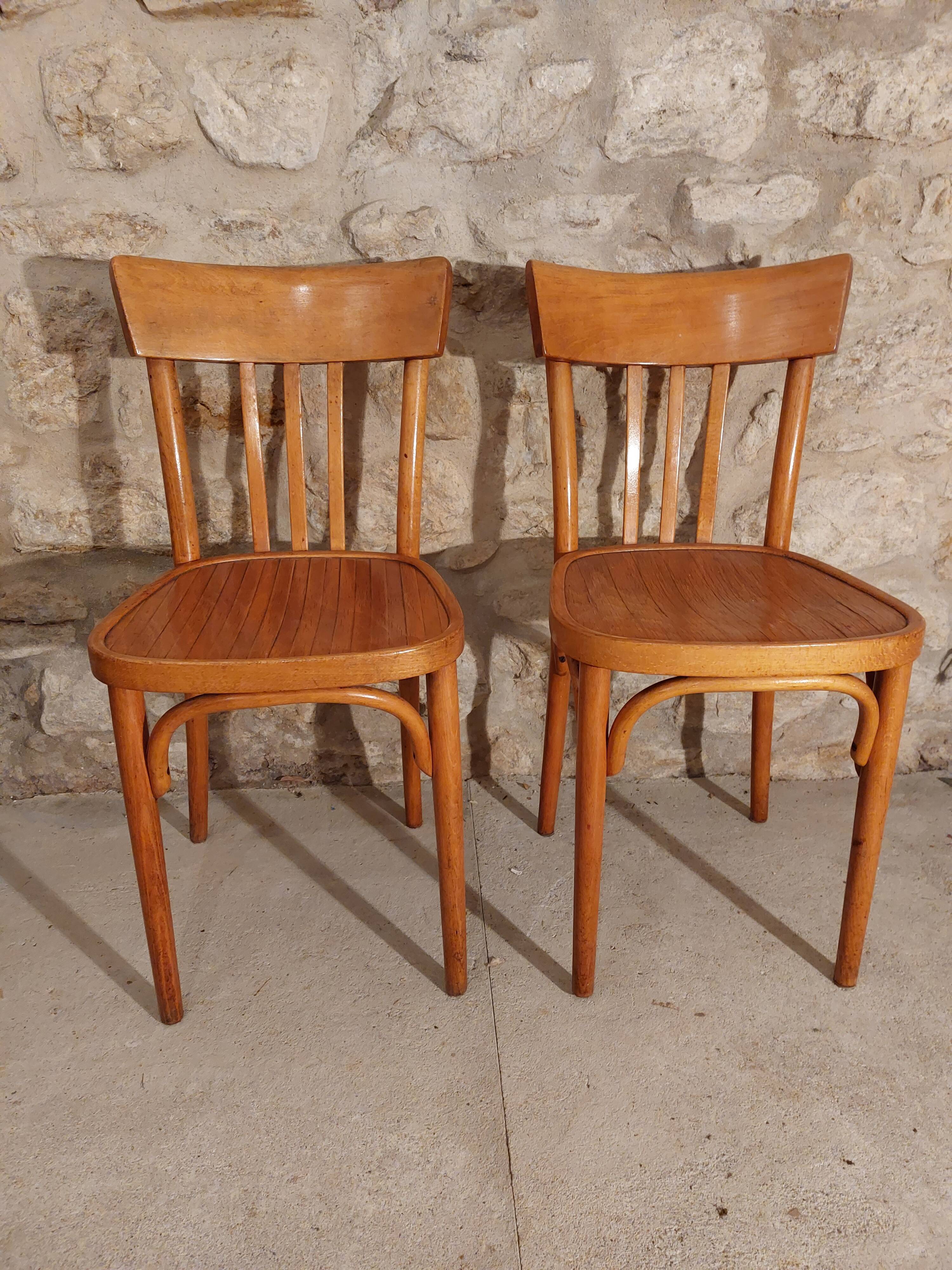 Pair of chairs bistro 30/40s