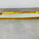 Mirror rearview mirror gold strapping Schönform 60s