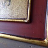 3 paintings with floral motifs