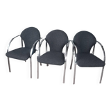 3 fauteuils, chauffeuses années 90