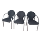 3 fauteuils, chauffeuses années 90