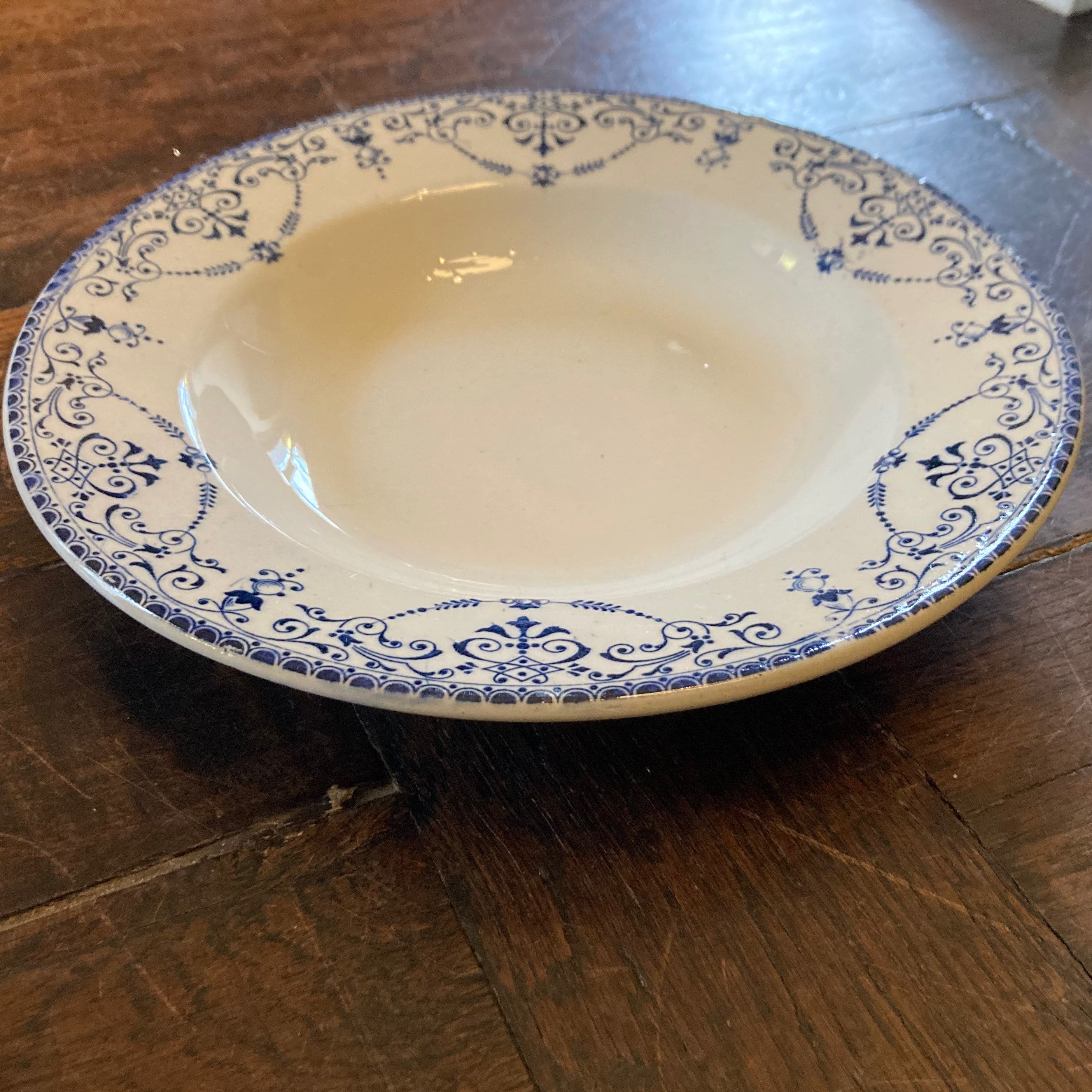 Choisy Le Roi 12 deep plates "Balzac" HB & Cie earthenware