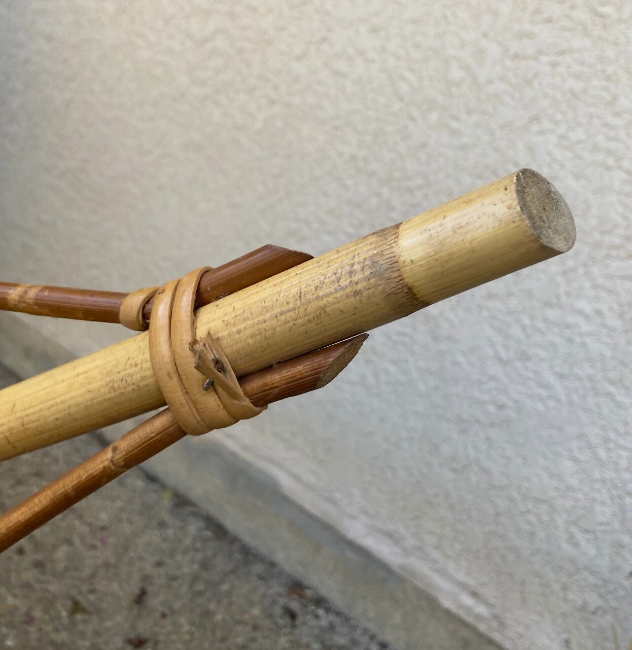 Vintage rattan worker