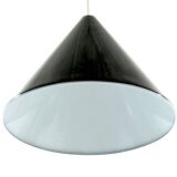 Arne Jacobsen Poulsen black 1960s billiard pendant
