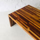 Table basse en bois divers années 1980