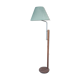 Lampadaire 1950 en bois naturel et metal