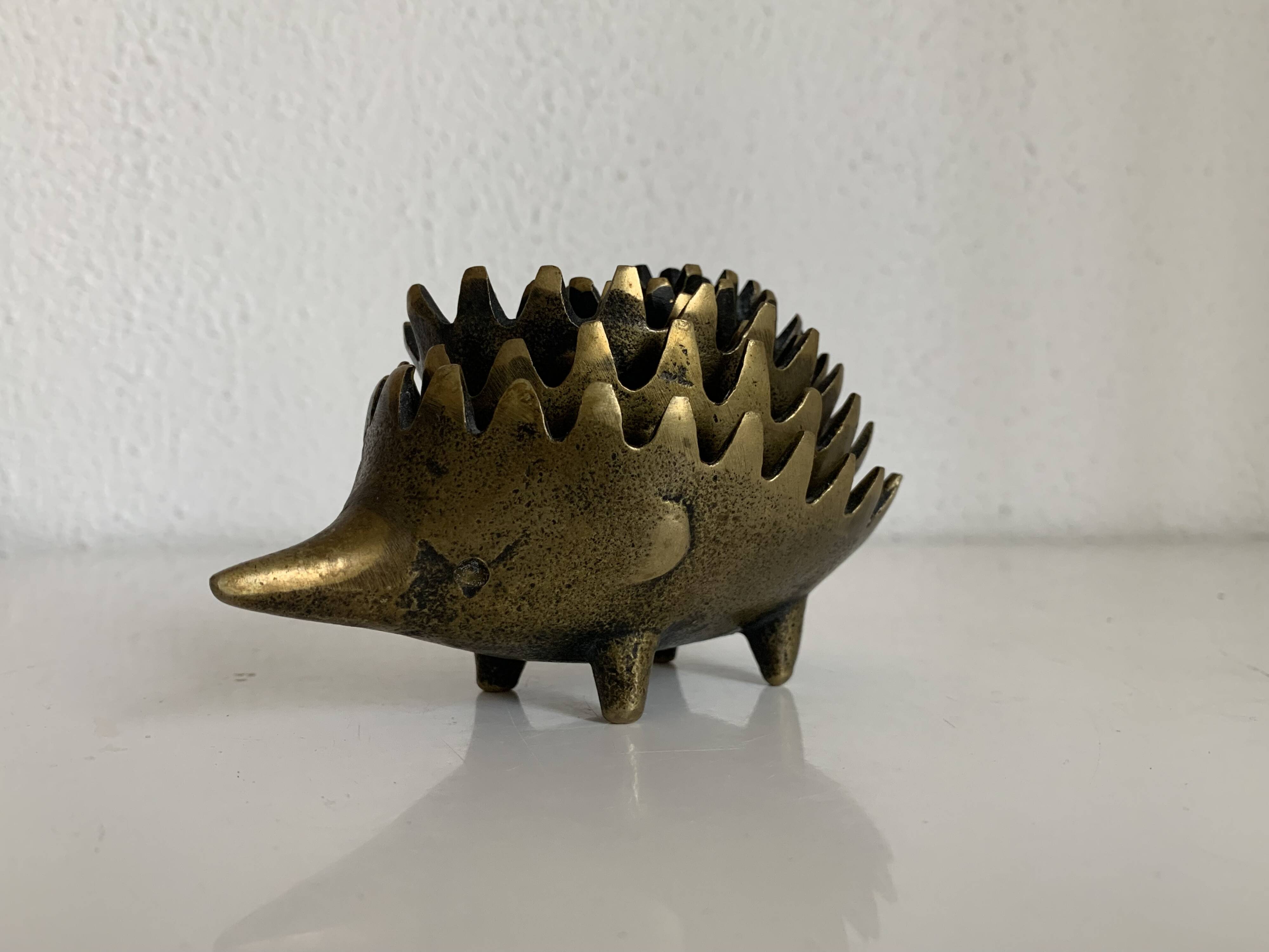 Hedgehog ashtrays by Walter Bosse for Hertha Baller vintage 1950