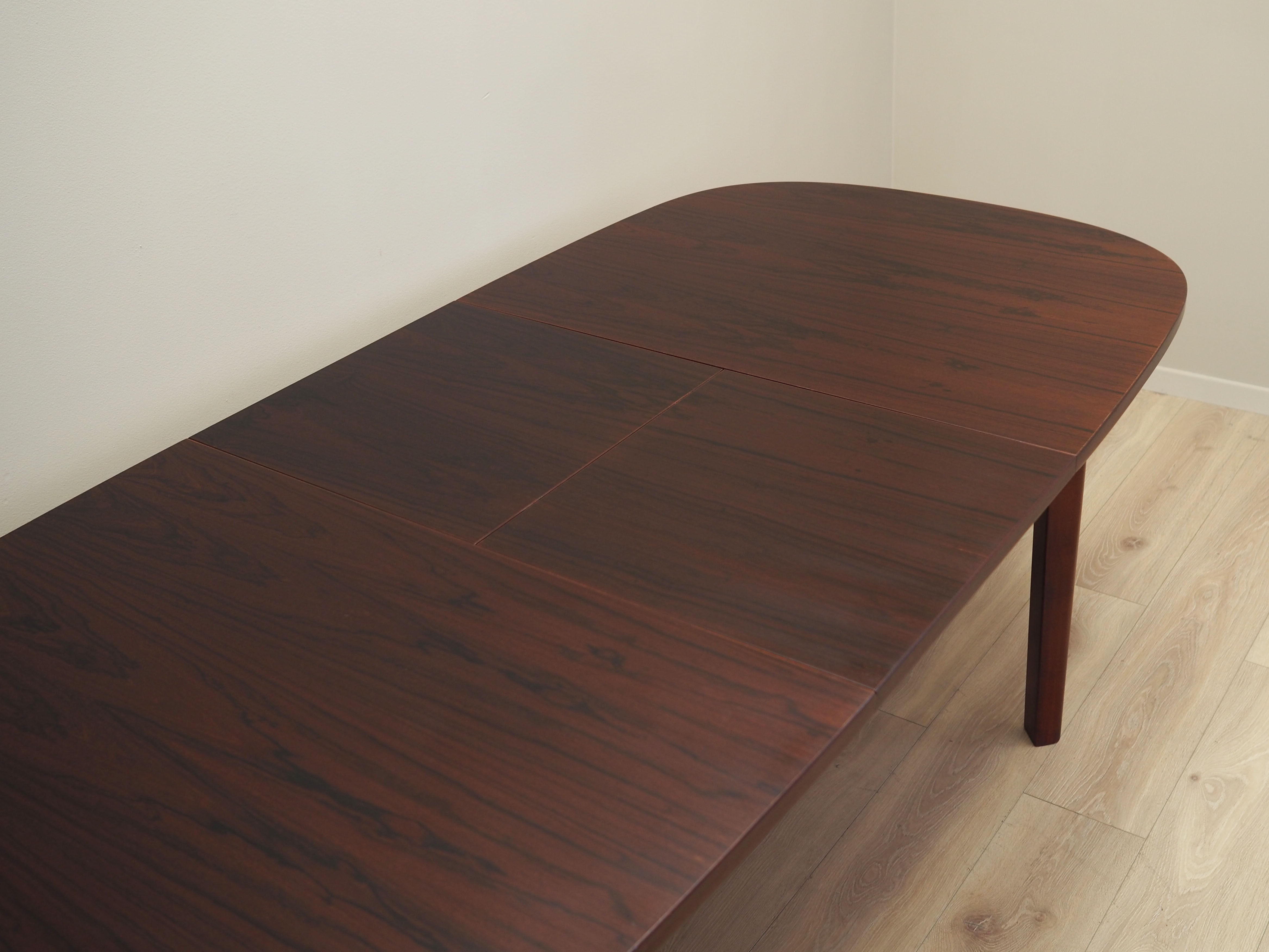 Rosewood table, Danish design, 1970s, made in Denmark