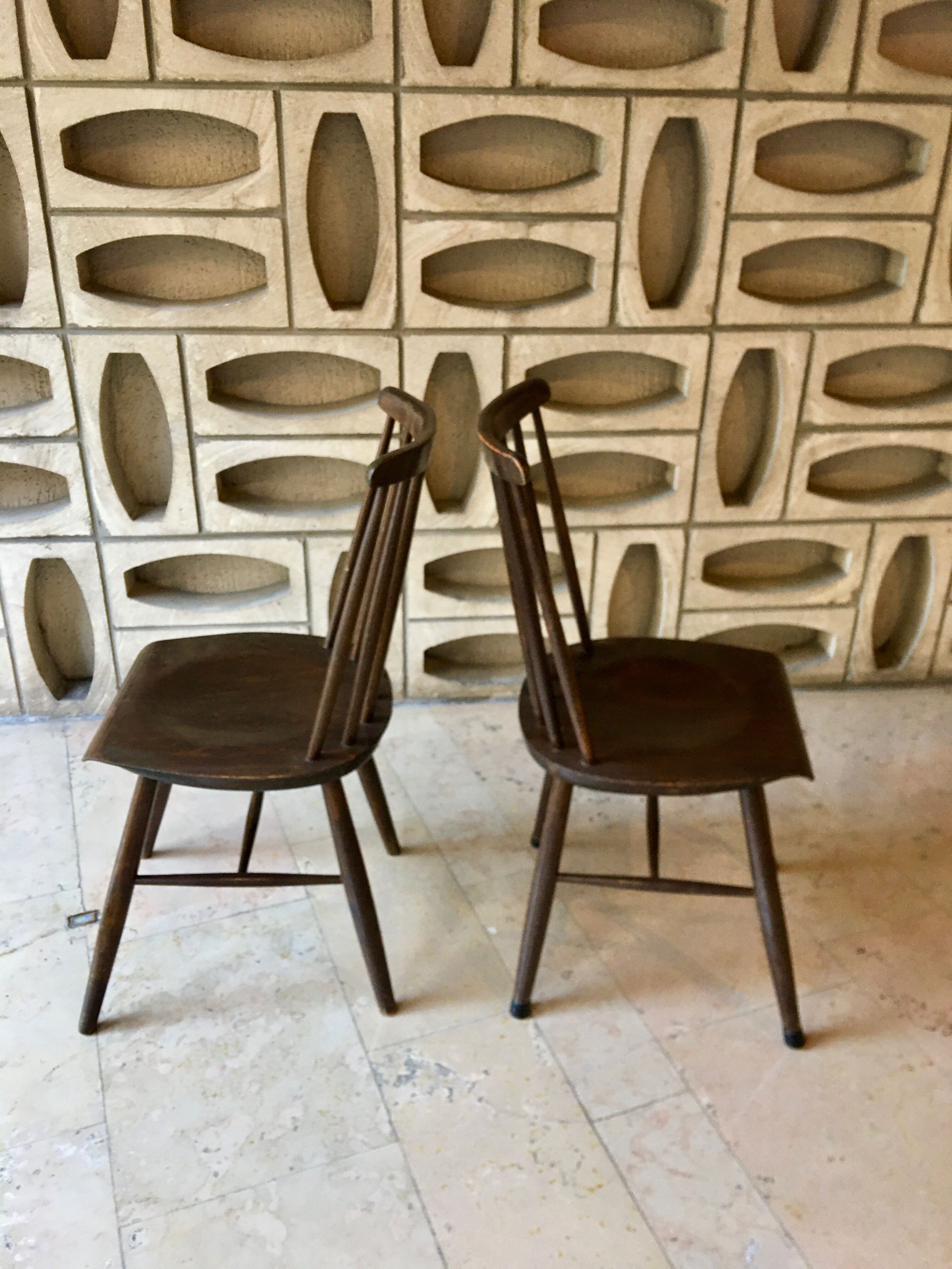 Pair of chairs from Baumann