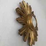 Sun mirror witch's eye 39cm vintage 1960