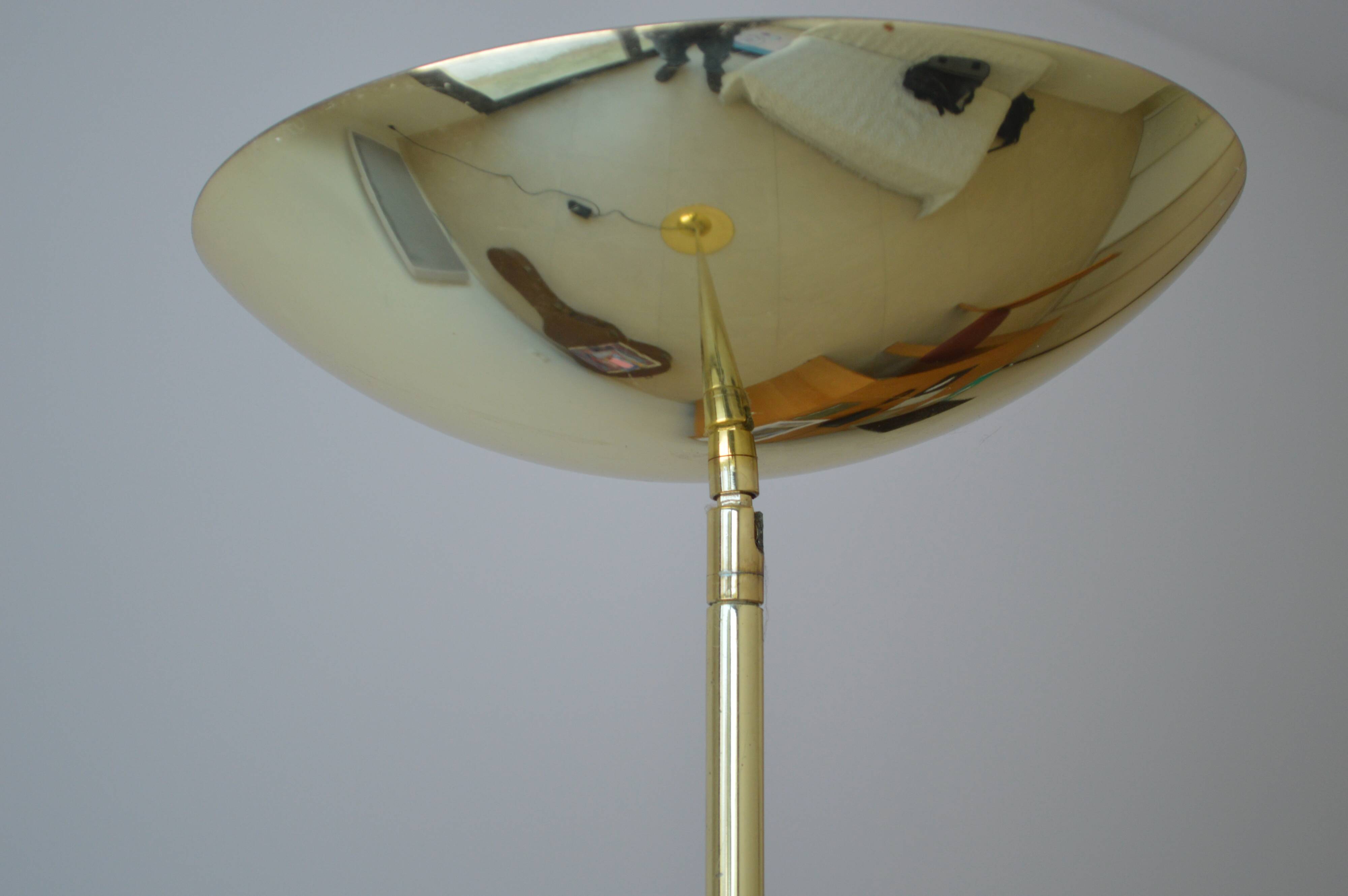 Magnificent halogen floor lamp by Holtkötter.