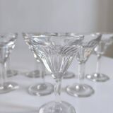 Set of 8 stemmed glasses 1960