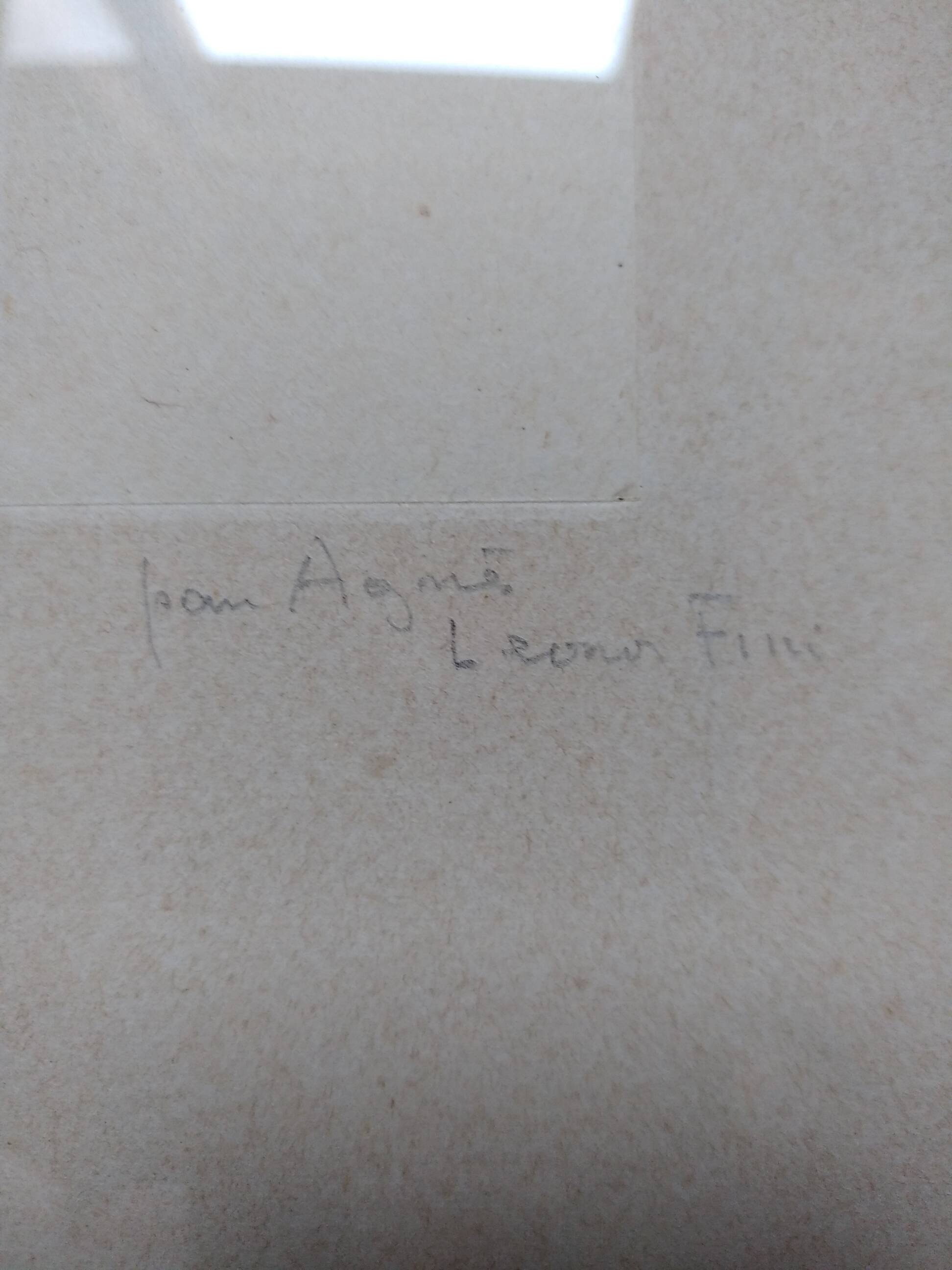 Engraving. Léonor Fini. Signed. Artist's proof.