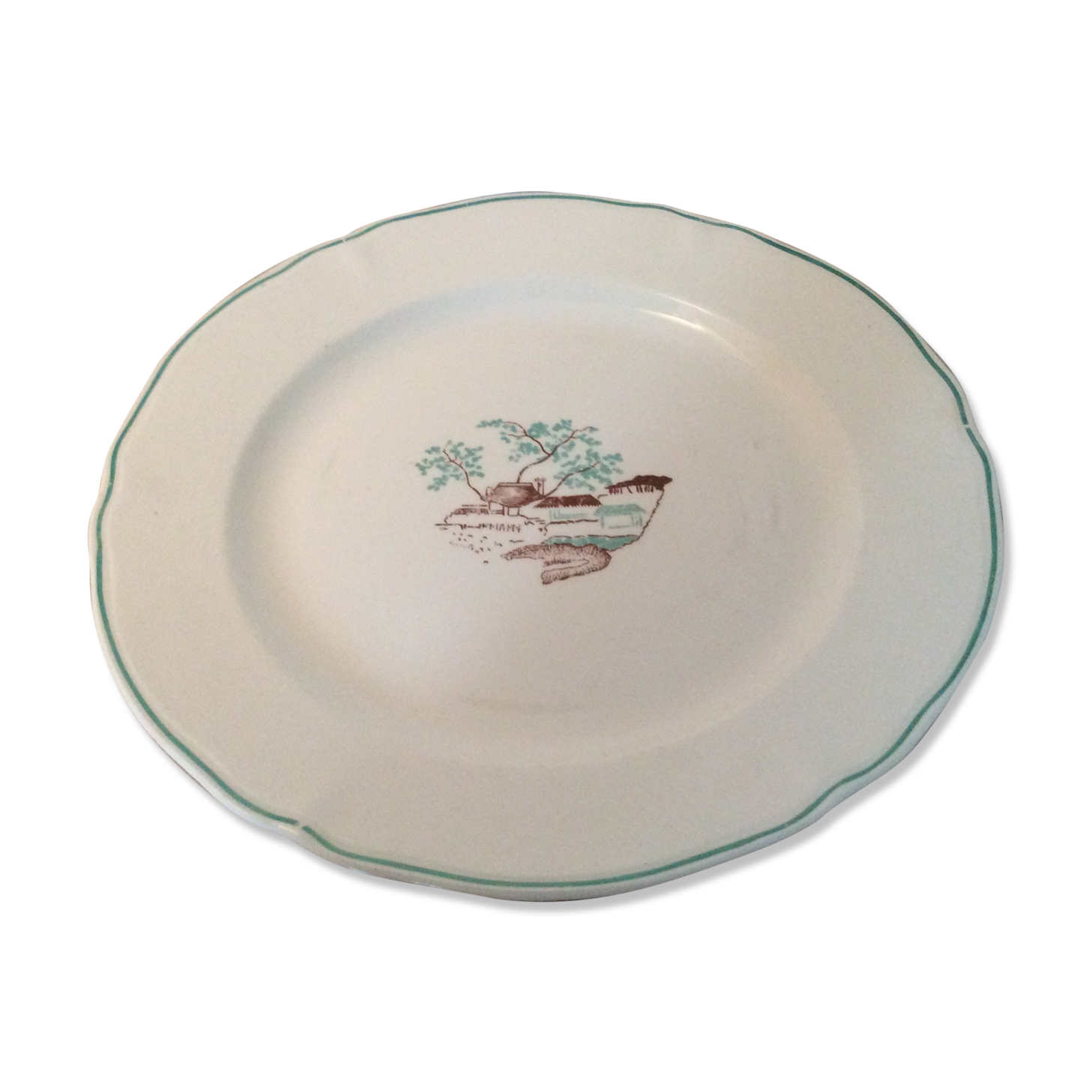 Jean Luce Art Deco flat plates