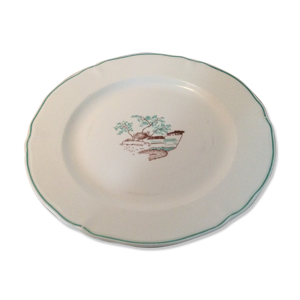 6 assiettes plates luce
