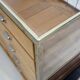 Shop counter made of birch and oak with twenty drawers, 1940s.