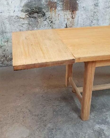 Farm table with extension cord