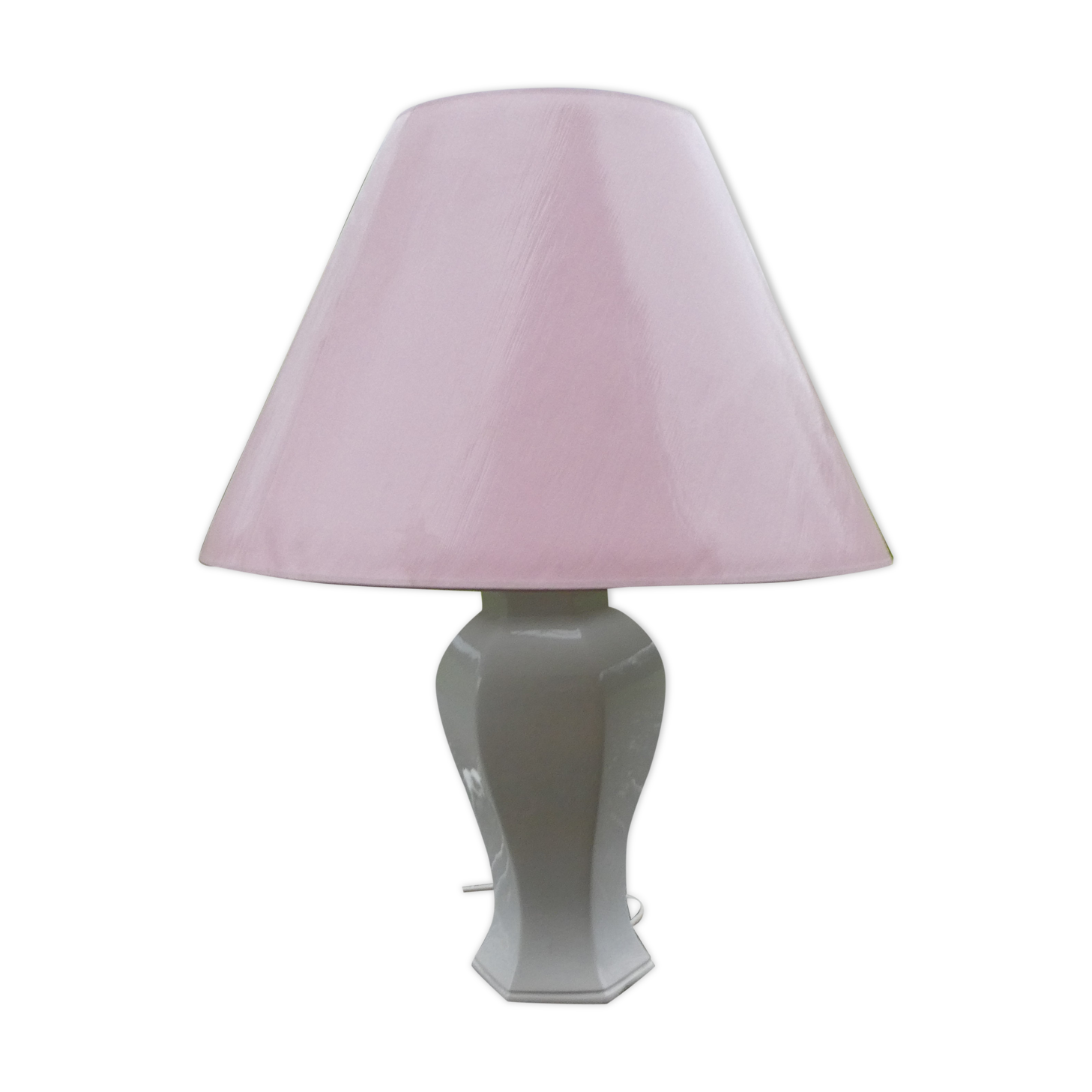 Vintage porcelain laying lamp