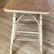 Table vintage en rotin