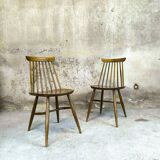 Pair of vintage Scandinavian chairs.