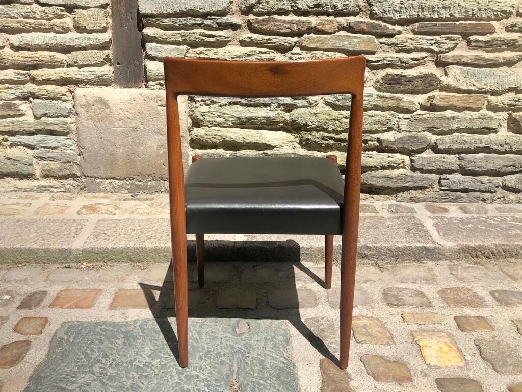 4 chairs Lübke, Germany, 1960s