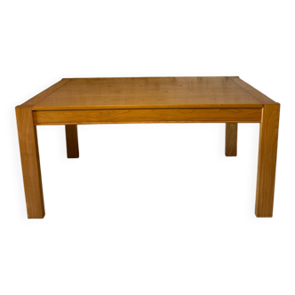 Table repas orme massif - Vintage - 1980