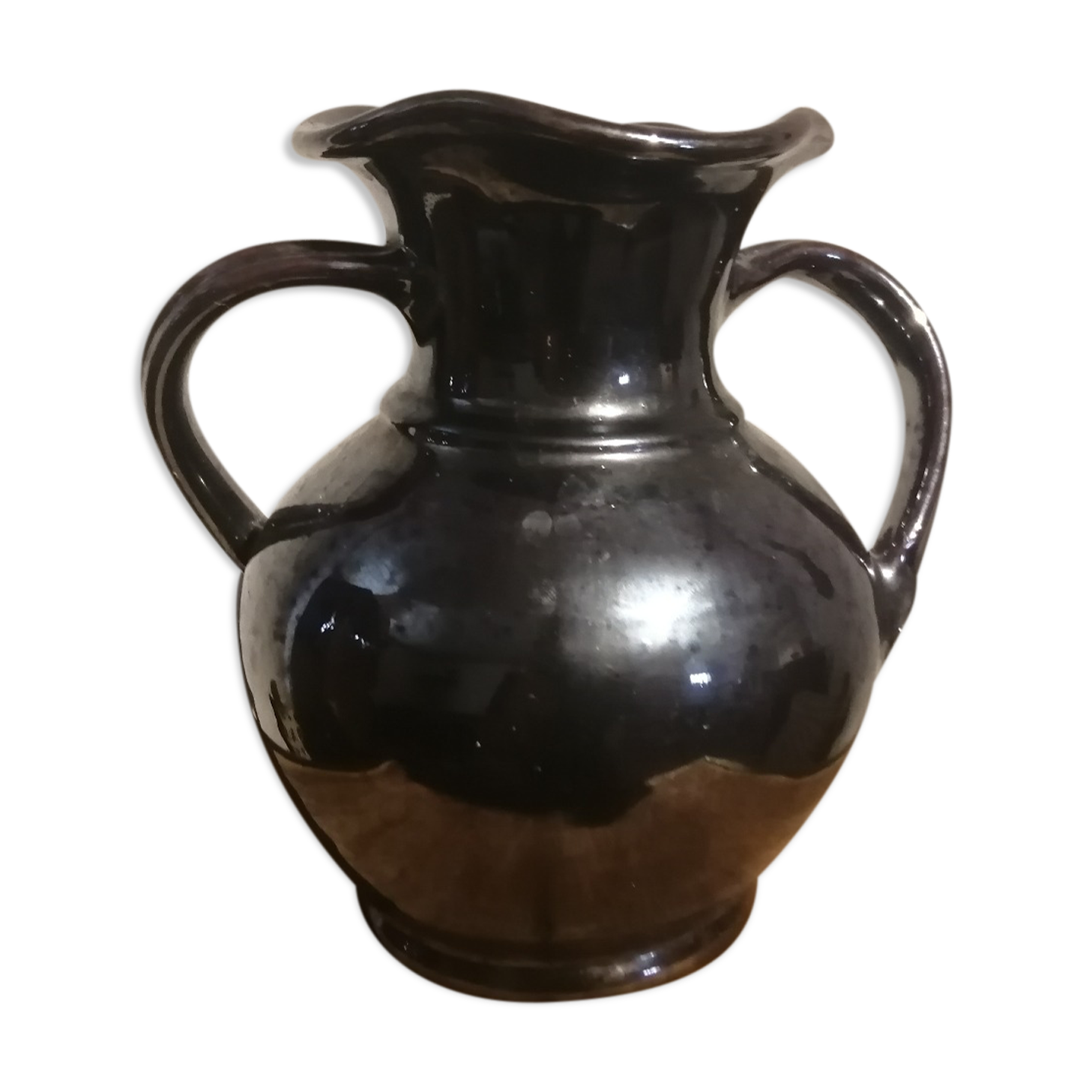 Vase dieulefit, tin enamel