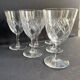 6 verres à eau - cristal taillé – cristalleries royales de champagne