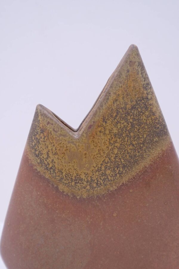 Vase de virebent en céramique, france 1970