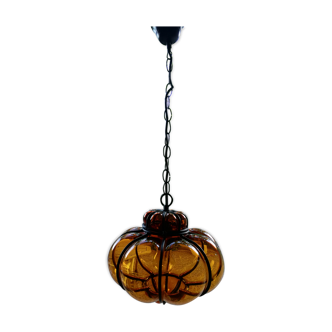 Pumpkin hanging lamp