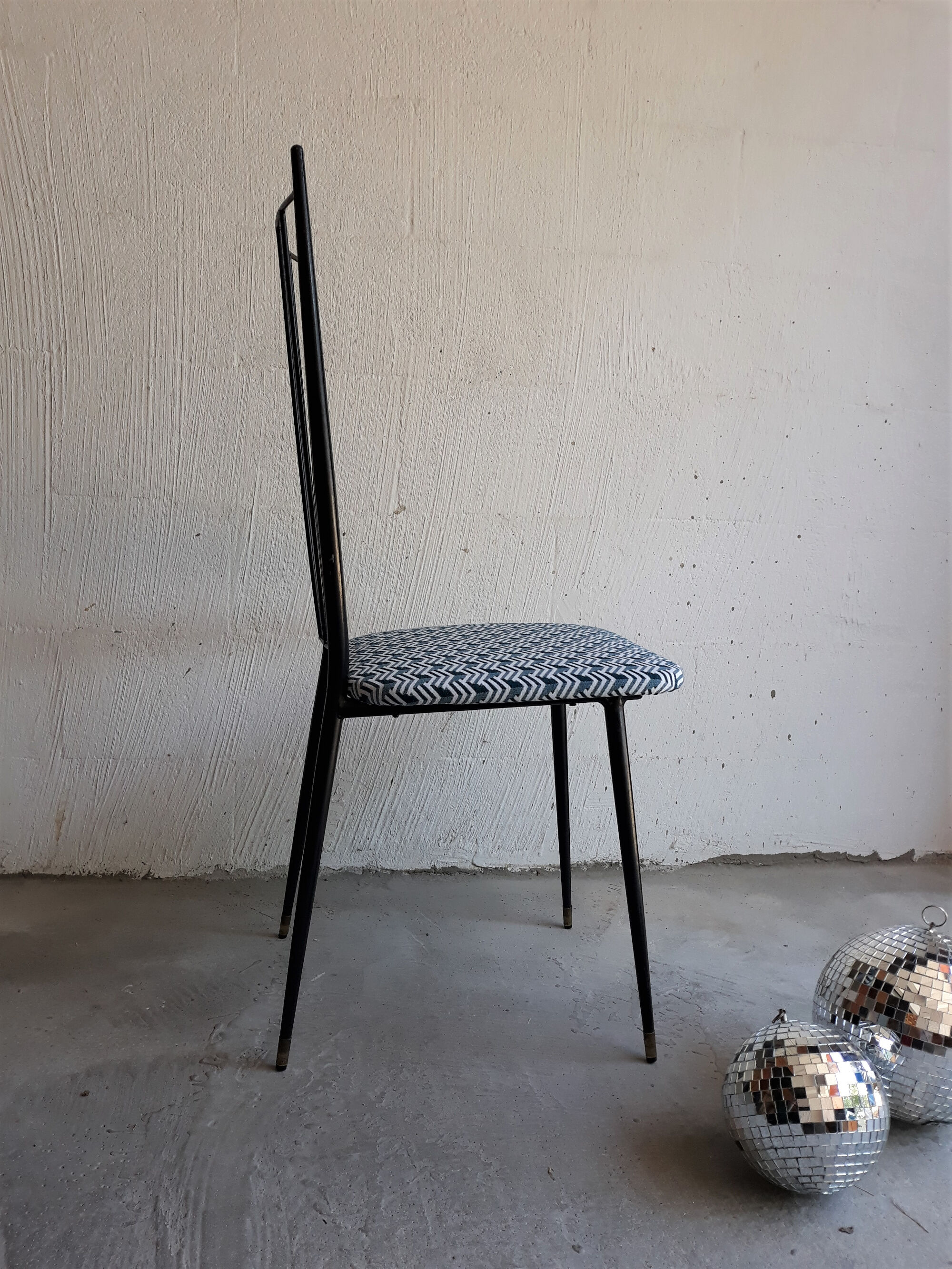 Suite de 4 chaises 1950 design Colette Gueden