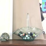 Candy basket blown glass