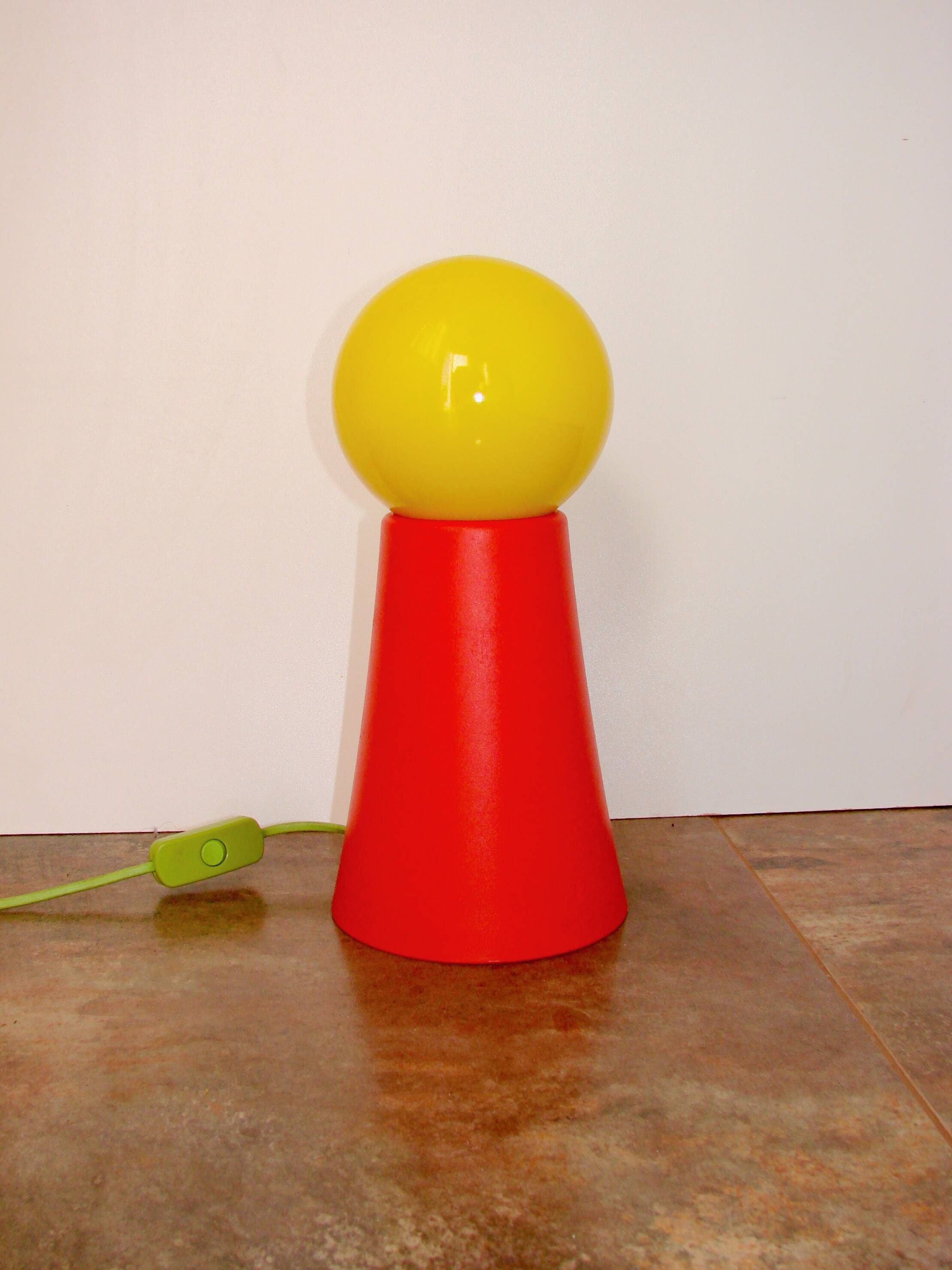 Pionek’ lamp, 1970s Space Age | glass + plastic | E14 | vintage design