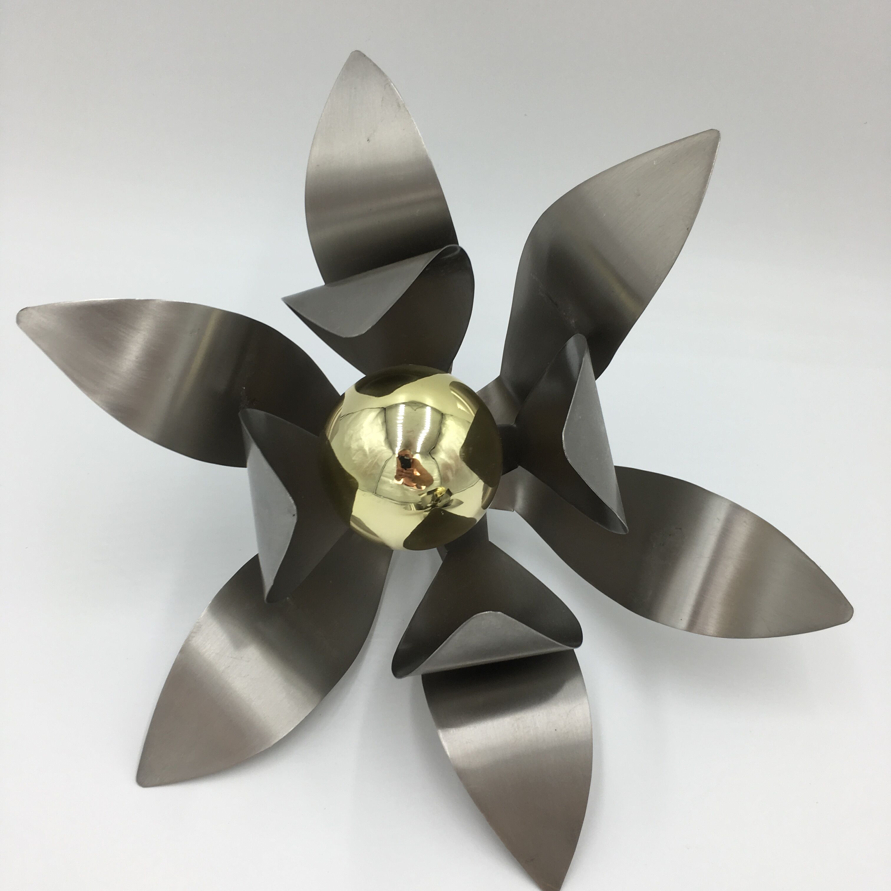 Flower-shaped applique duo