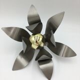 Duo d'appliques en forme de fleur