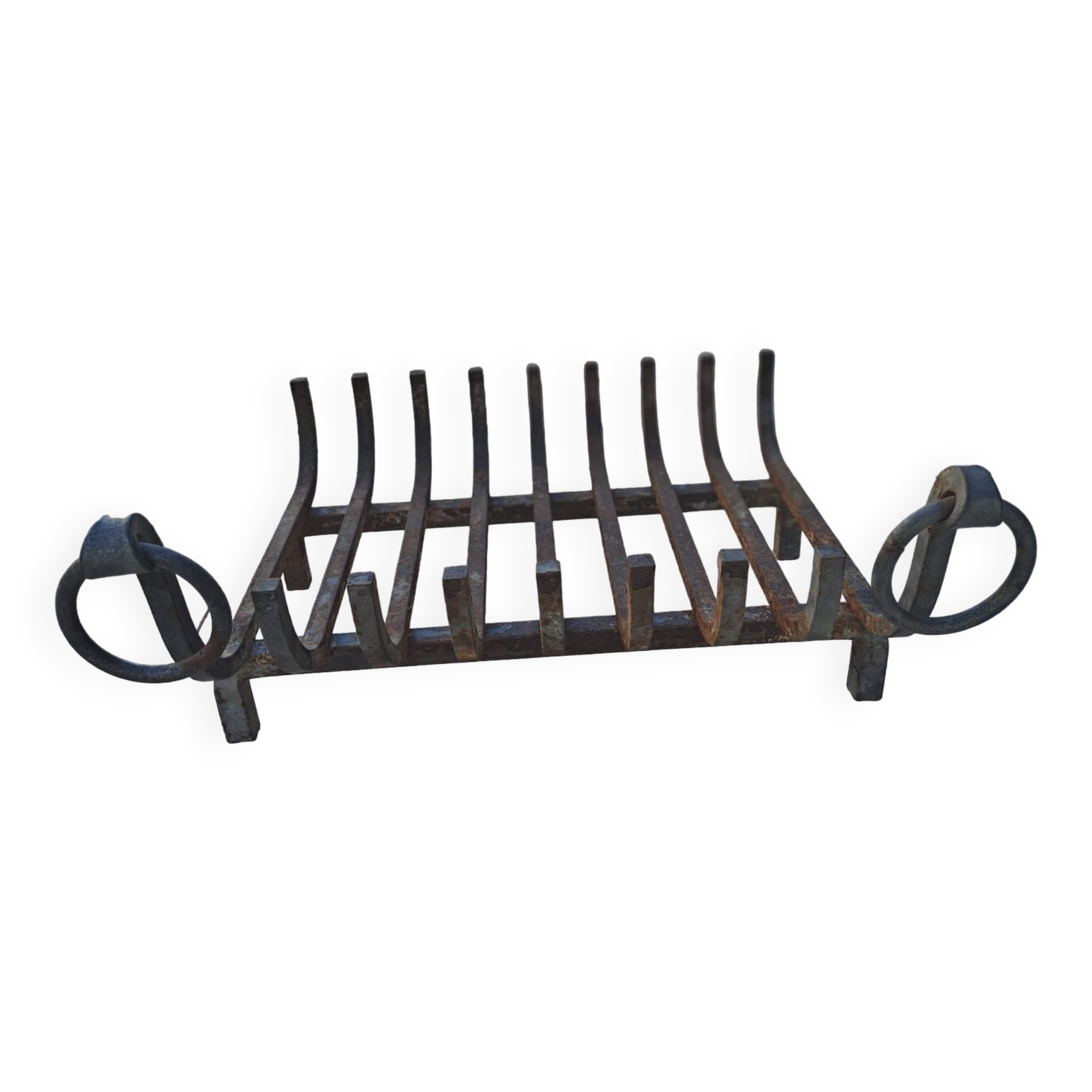 Cast iron log holder