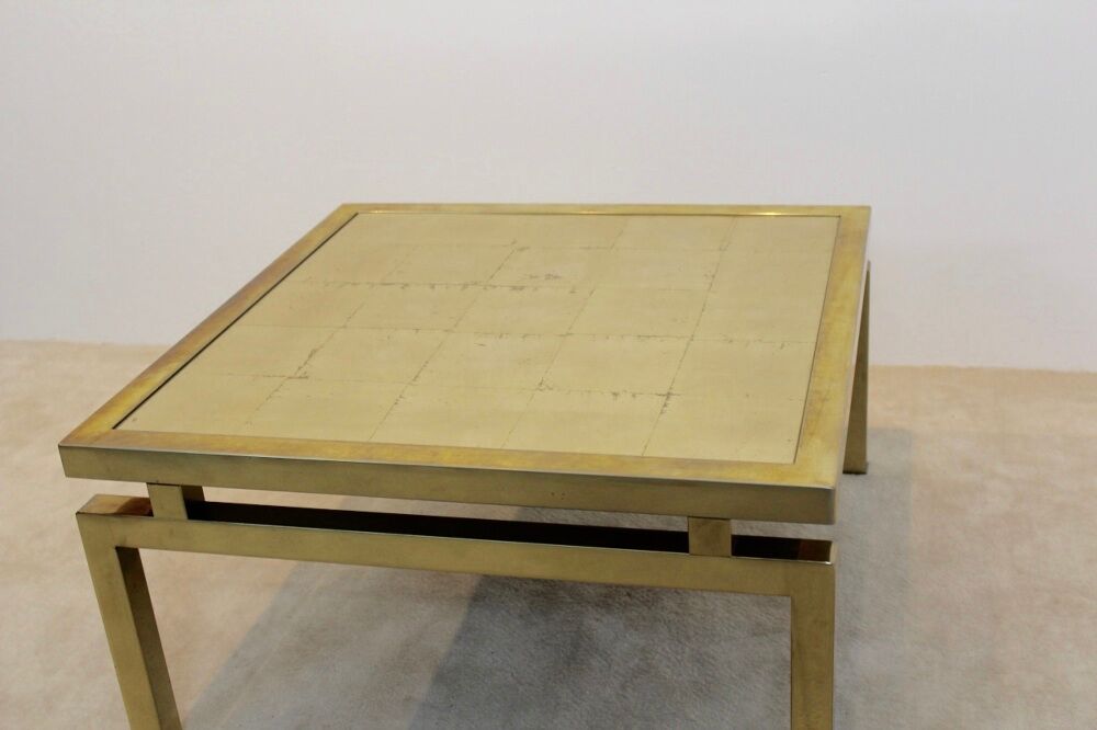Table low gold etched