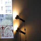 Lamppost space age brown with 2 spots