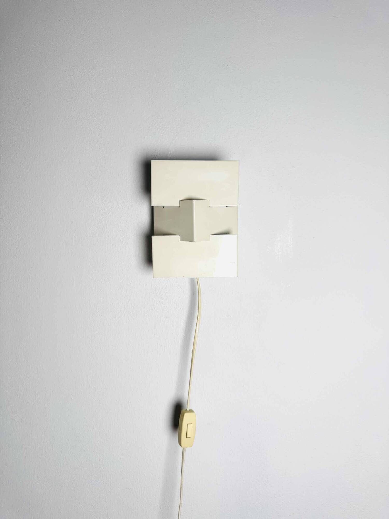 Triangular Geometric Wall Lamp By J.J.M. Hoogervorst For Anvia Nederland, The Netherlands 1960S