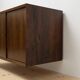 Poul Cadovius Floating Wall Mounted Rosewood Sideboard By CADO, 1960s.